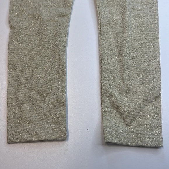 Starting Out White & Gold Sparkle 3PC Set, Faux Fur Vest, Shirt, & Leggings, NWT - Picture 7 of 7